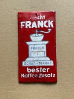 Emaille Schild Emailschild FRANK Kaffee # Türschild rar alt