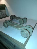 2 Stk. Rollapparat Rollwagen Industrie Vintage Retro