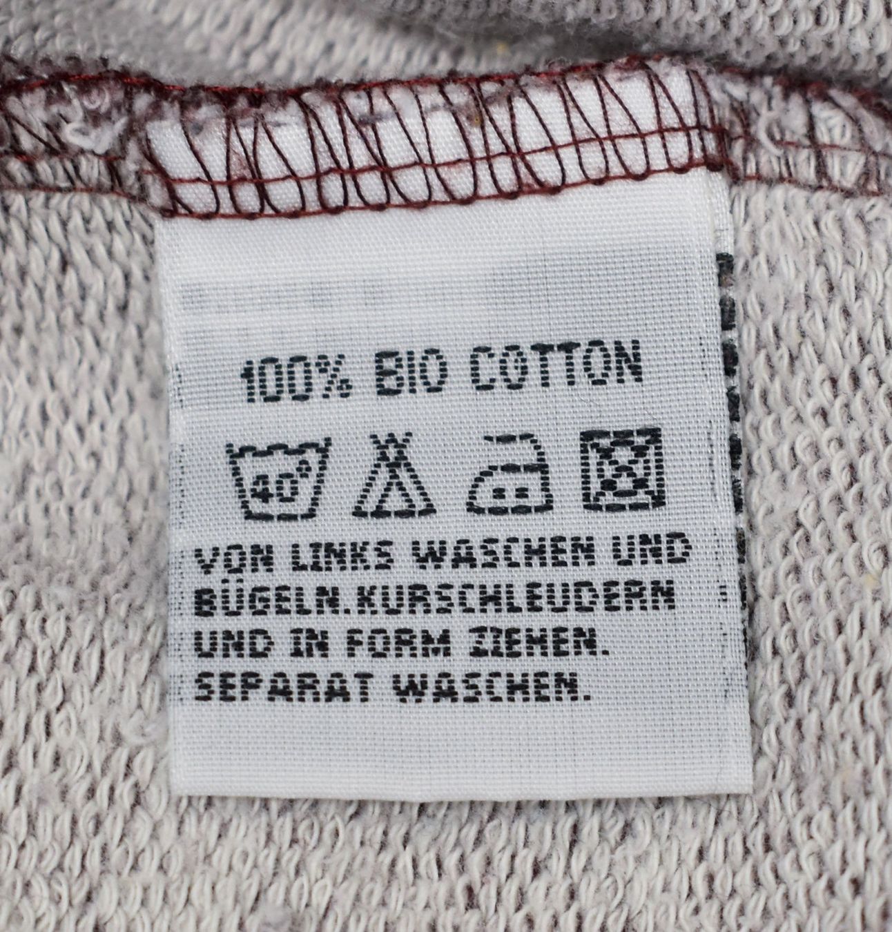 Pullover & Sweatshirts: Tarzan Pullover Damen bordeauxrot meliert 100% Bio Baumwolle – Gebraucht aus Biel/Bienne von tim_pww5 5