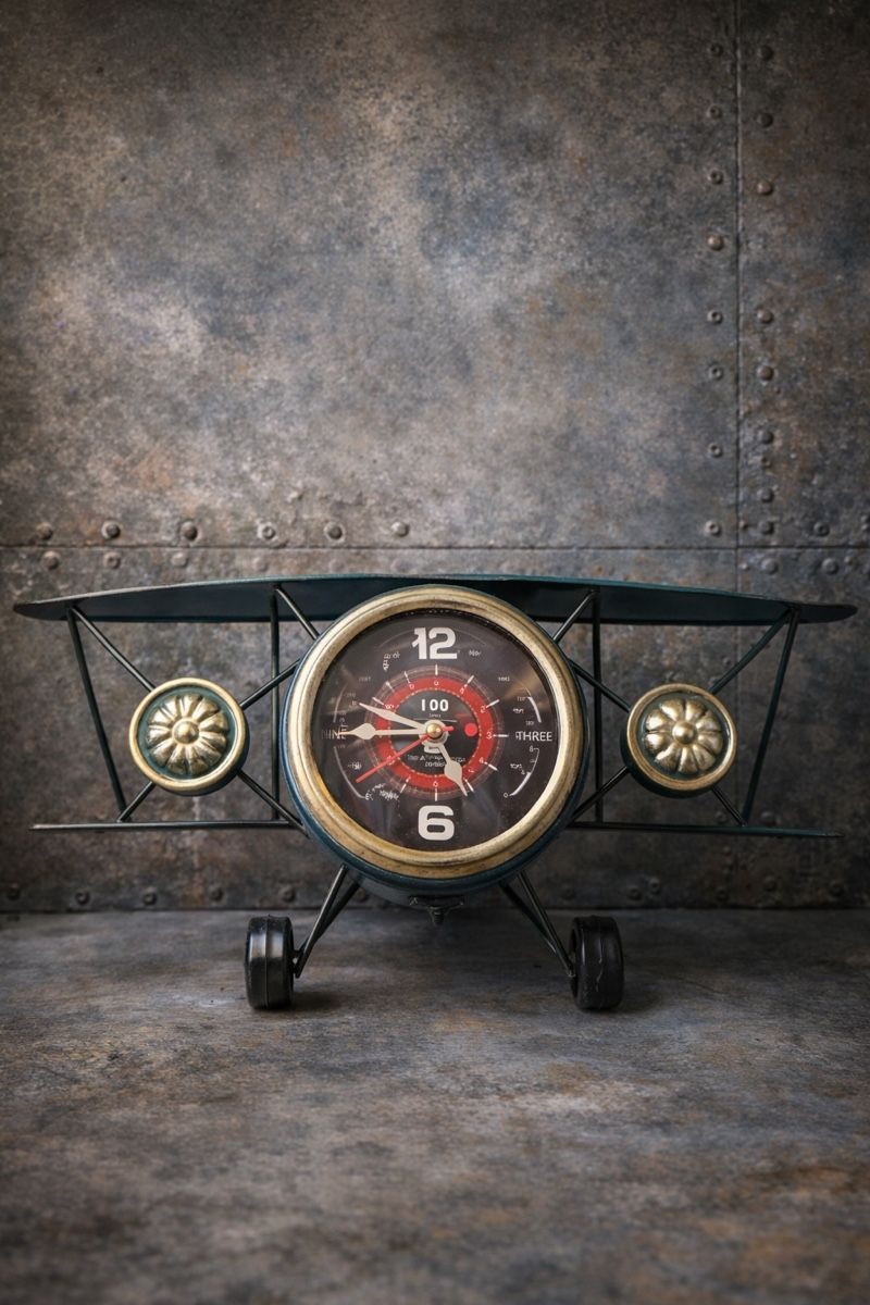 Orologi da terra & Orologi da parete: Flugzeug-Tischuhr – Usato da Embrach venduto da Tom1717