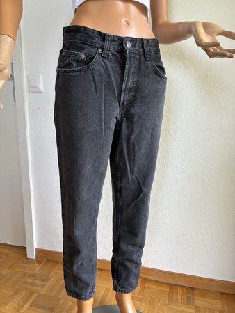 Jean Bershka Noir Délavé Taille 38 - Super État !