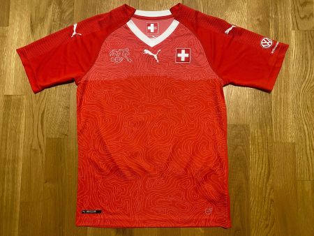 ORIGINAL SCHWEIZ NATI # 70 TRIKOT 2018/20 MAILLOT SVIZZERA S