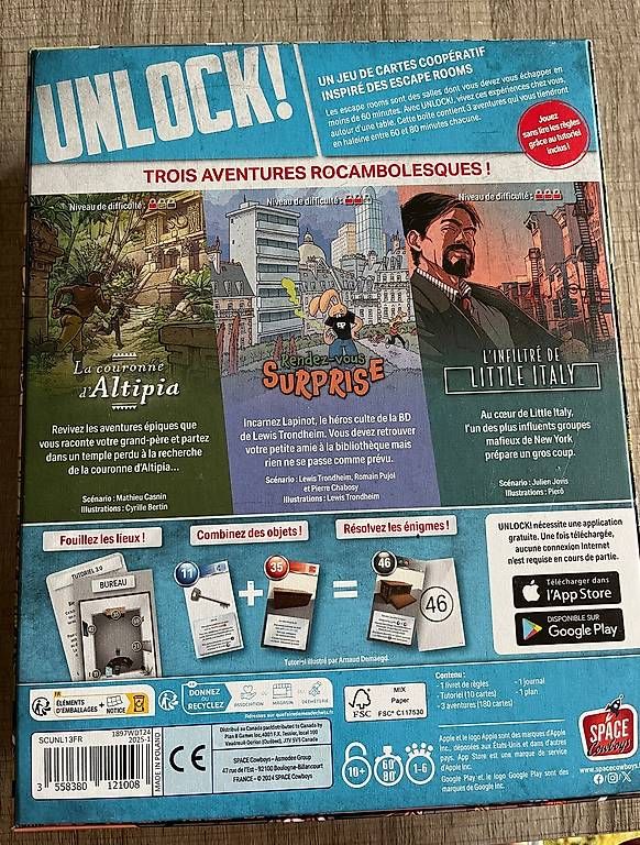 Jeux: Unlock Risky adventures – D'occasion à Fiez par vivianne21 1