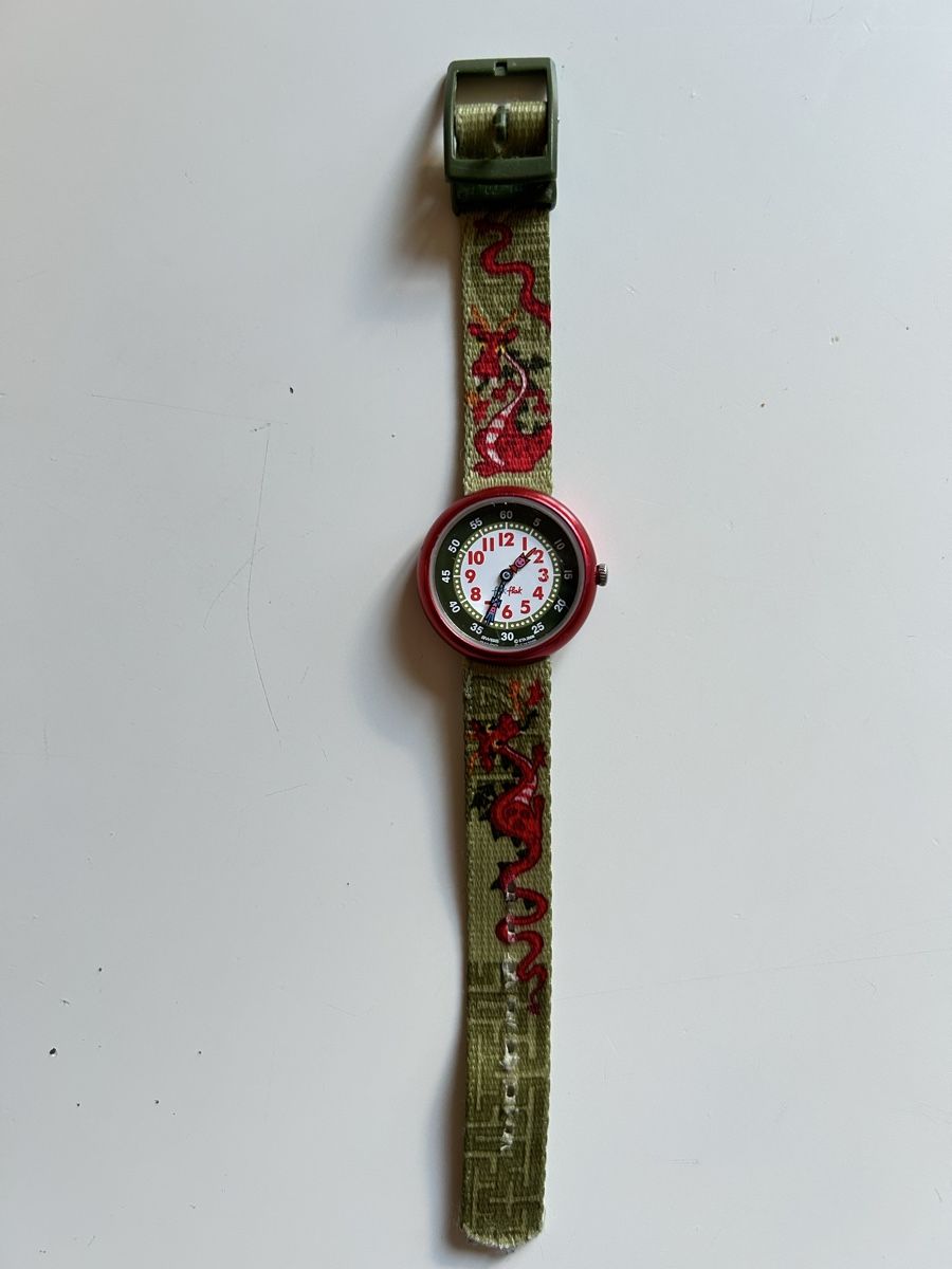 Bracciali & Braccialetti: Kinderuhr mit Drachenmotiv von Flick Flack  – Usato da Oftringen venduto da Solima