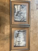 Bilderpaar Wiszczor Winterlandschaft gerahmt 