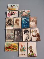 Cartes postales anciennes collection, 14 pièces, bonne année