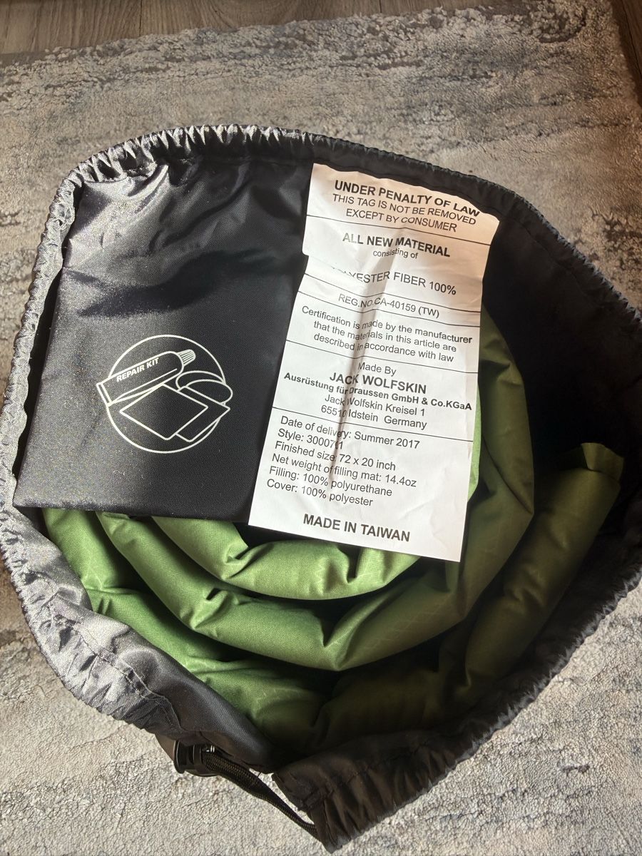 Materassi: Jack Wolfskin WolFMat Base Sleeping Pad 182x50cm – Nuovo (secondo la descrizione) da Aristau venduto da shm_sfl6 2