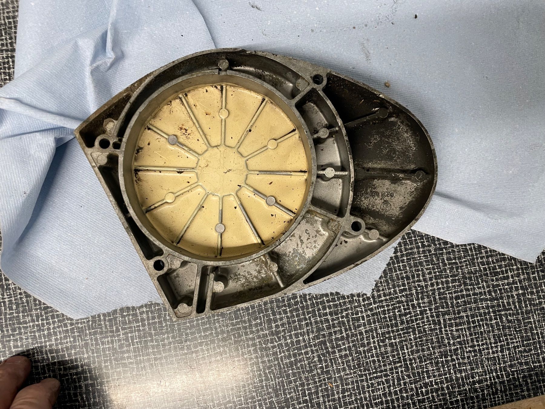 Sachs Ciclomotori: Töffli Sachs 503, Abdeckung auf Zündung – Usato da Thayngen venduto da stammsani 1