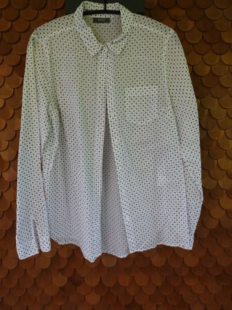 Klassische Bluse weiss & Motiv von Yessica Gr. 36 - 2407108