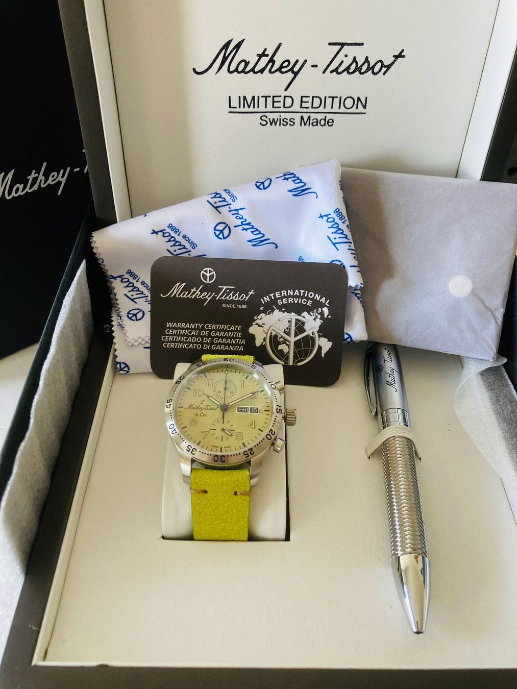 Uhren: Mathey Tissot TYPE 21 CHRONO AUTOMATIC. L.E. New %Soldes% – Neu und originalverpackt aus Genève von GLwatchsa 7