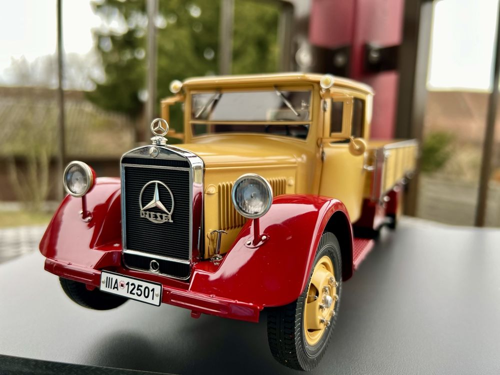 Miniature Mercedes LO 2750 LKW 1933-36, échelle 1/18, CMC, Très Bon état