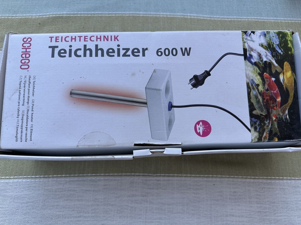 Heizgeräte: Schego Teichheizer 600W mit Styropor Schwimmer – Gebraucht aus Richterswil von momoinka