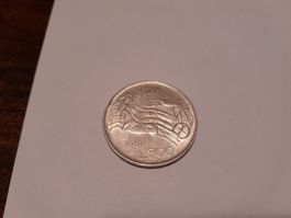 Italien 500 Lire 1961 silber