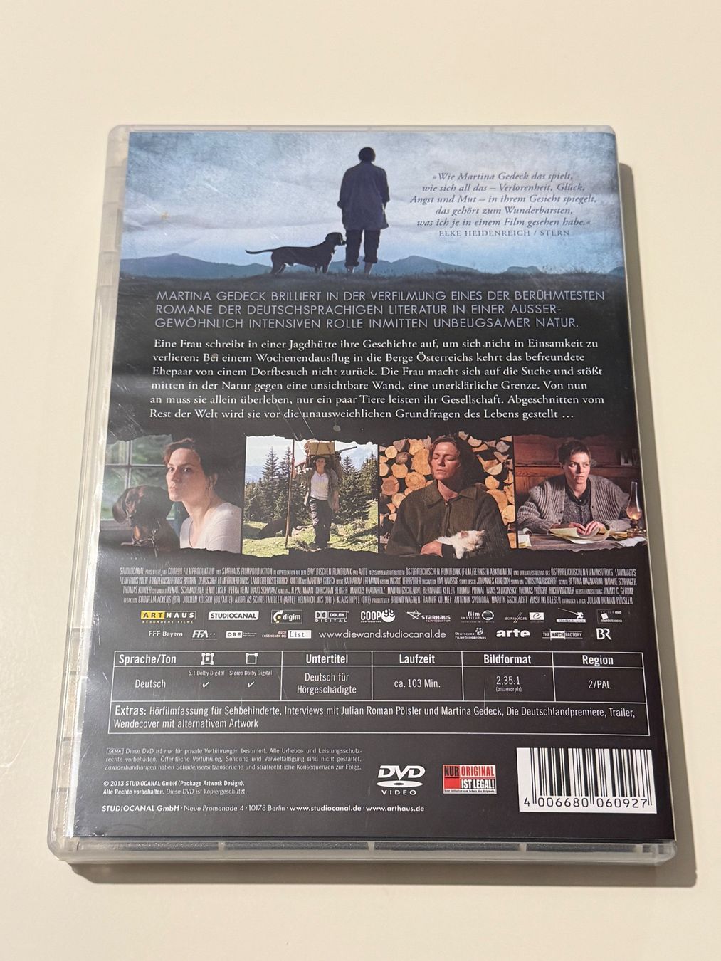 Tutti i DVDs: DVD: Die Wand - The Wall – Usato da Altstätten SG venduto da sheamus 1