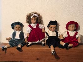 4 lustige Puppen