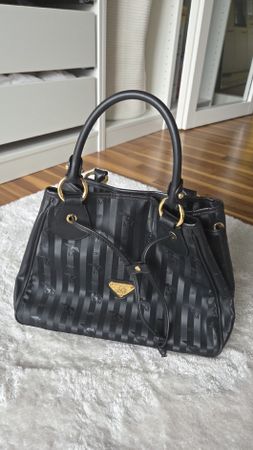 Maison Mollerus Handtasche Schwarz