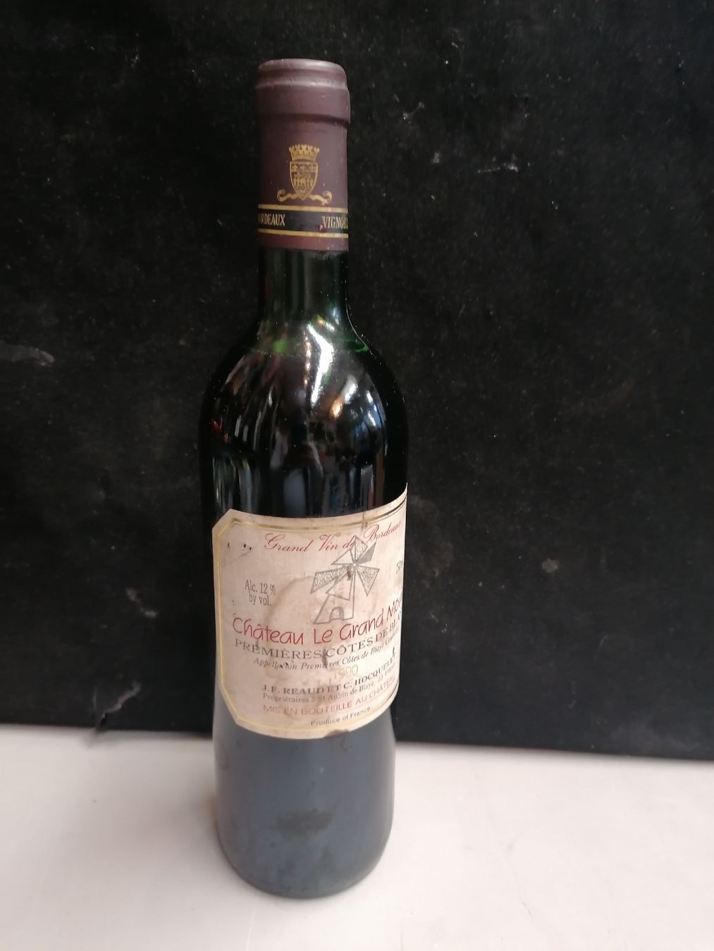 Vino: CHÂTEAU LE GRAND MOULIN 1990 – Nuovo (secondo la descrizione) da Genève venduto da Leboucheoreilles