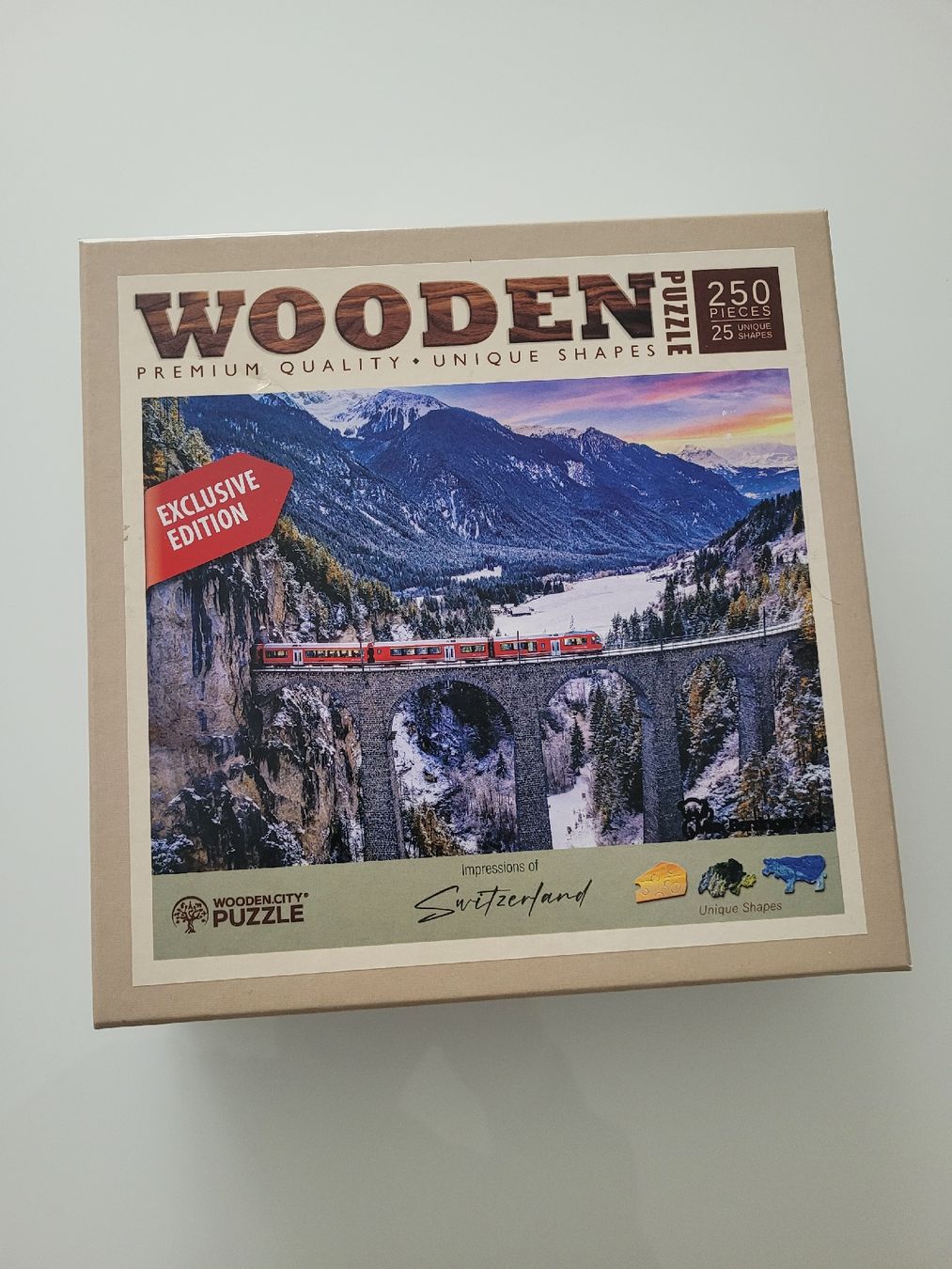 Puzzle: Wooden Puzzle Train – Usato da Tramelan venduto da Bubu1931 2