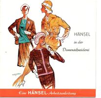 Werbung Stoffmuster 1950er