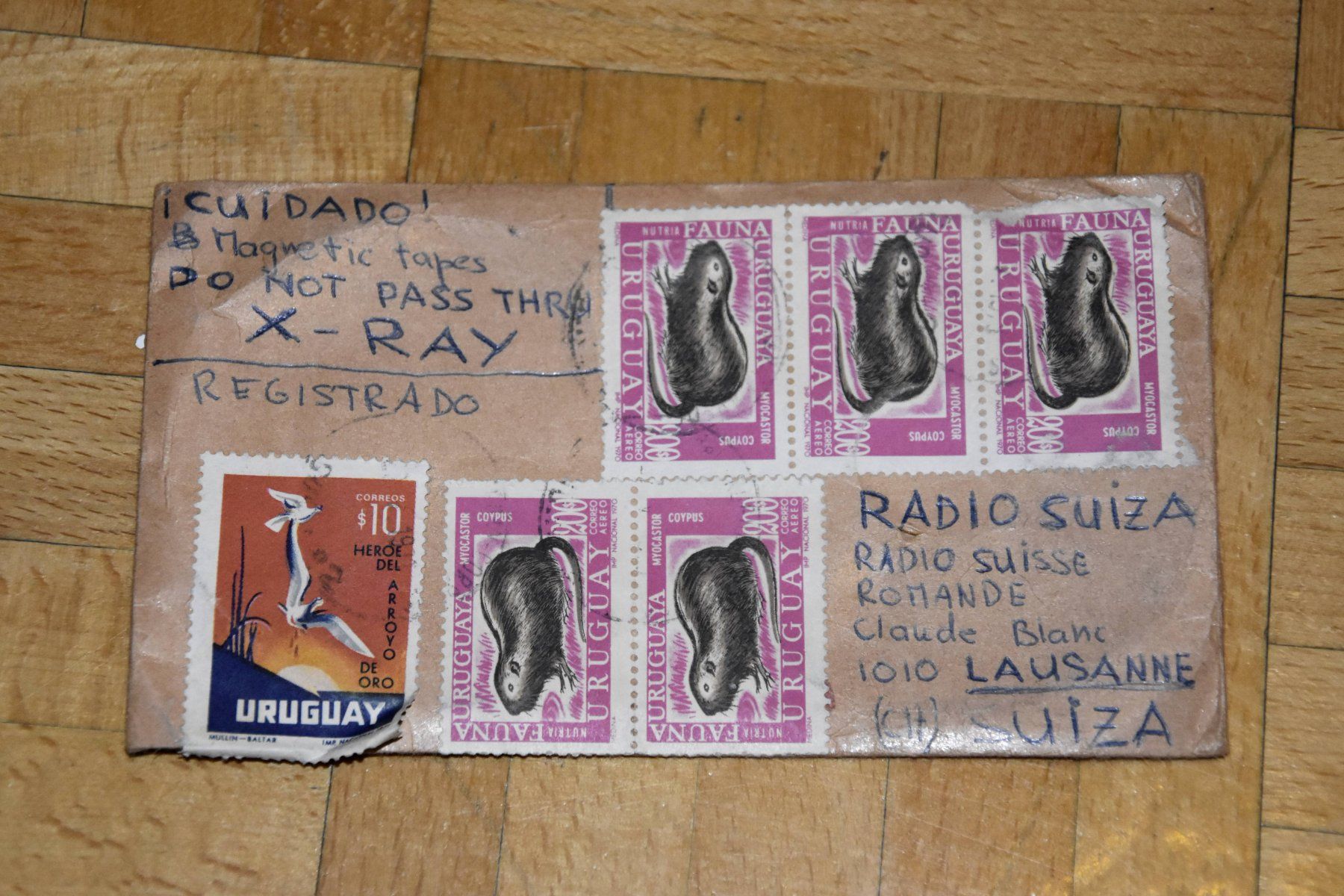 Alle Briefmarken: 2 enveloppes Radio Suisse Romande – Gebraucht aus Belmont-sur-Yverdon von bichet02 2
