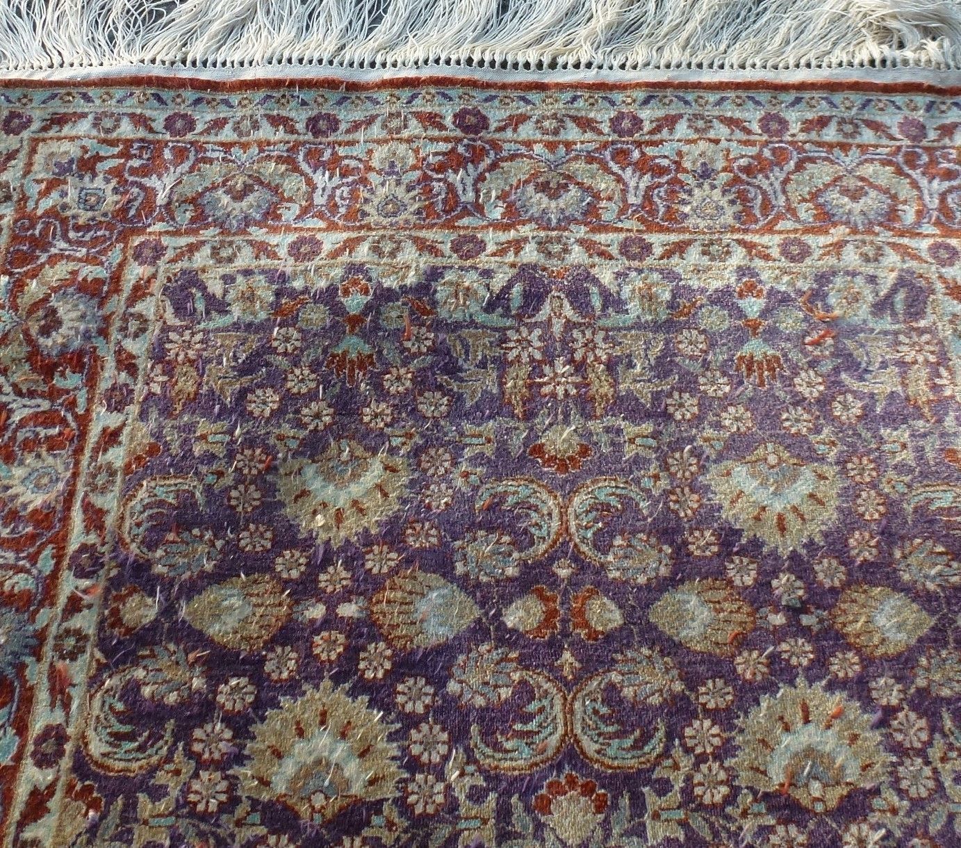 Teppiche: Wunderschöner feiner Seiden-Teppich – Gebraucht aus Walkringen von Casablanca777 9