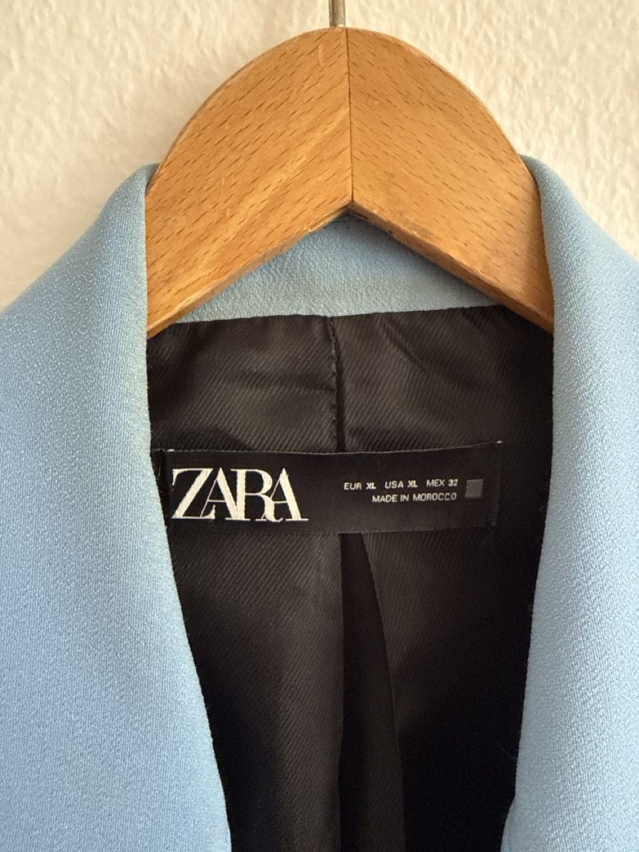 Giacche: Zara Light Blue Blazer, Size XL - Spring Look – Usato da Schlieren venduto da _Meenu 1