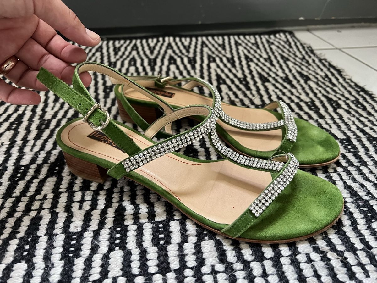 Damenschuhe: Sandale Gr.39 neu Leder Italien – Gebraucht aus Bottighofen von fritz-81