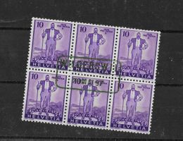 6er Block PP 1936 Kasten⨀ WILDERSWIL