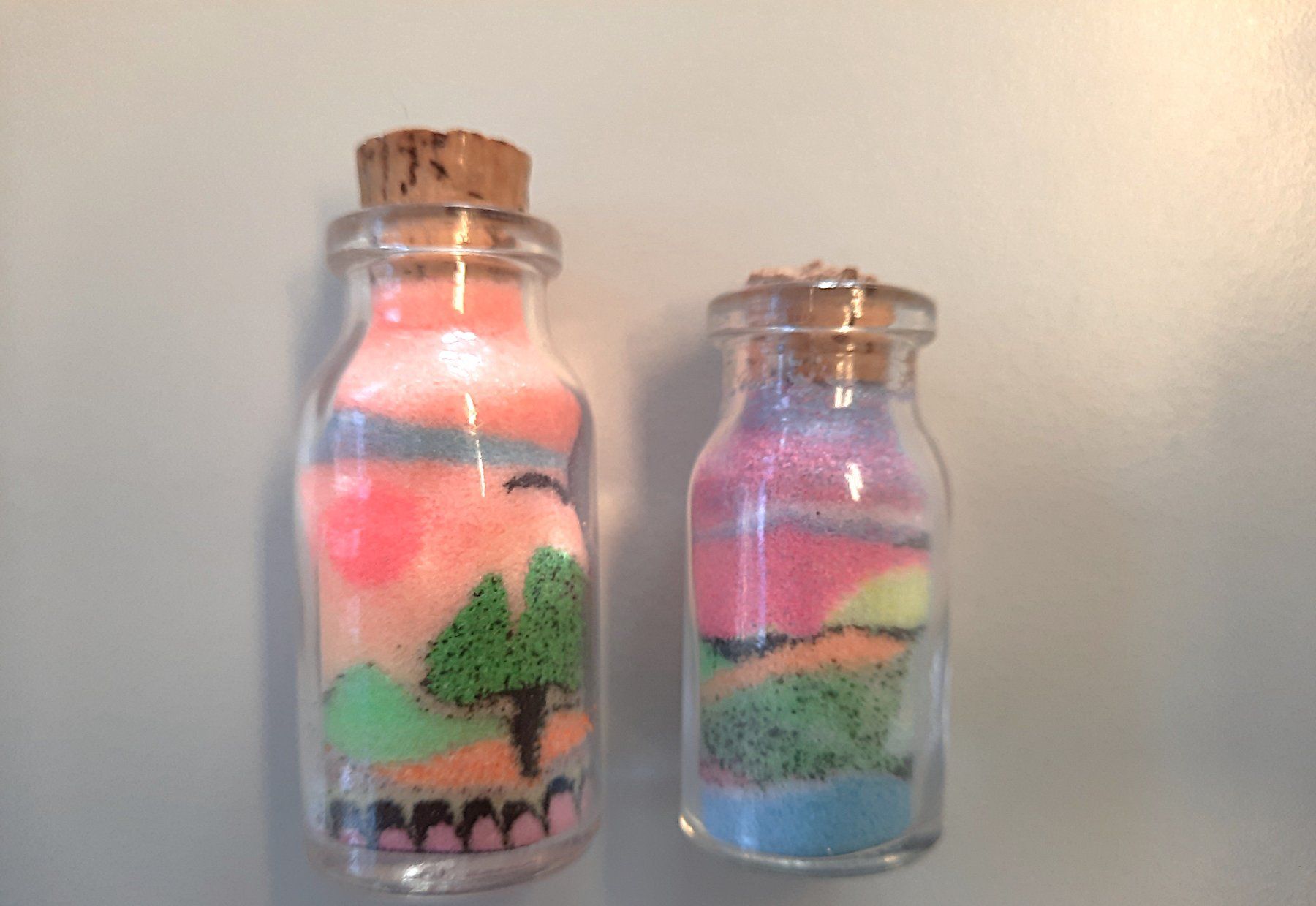 Tutte le decorazioni: Sand Kunst in 2 mini Glasfläschchen – Usato da Beinwil am See venduto da Restwert_Beinwil 3