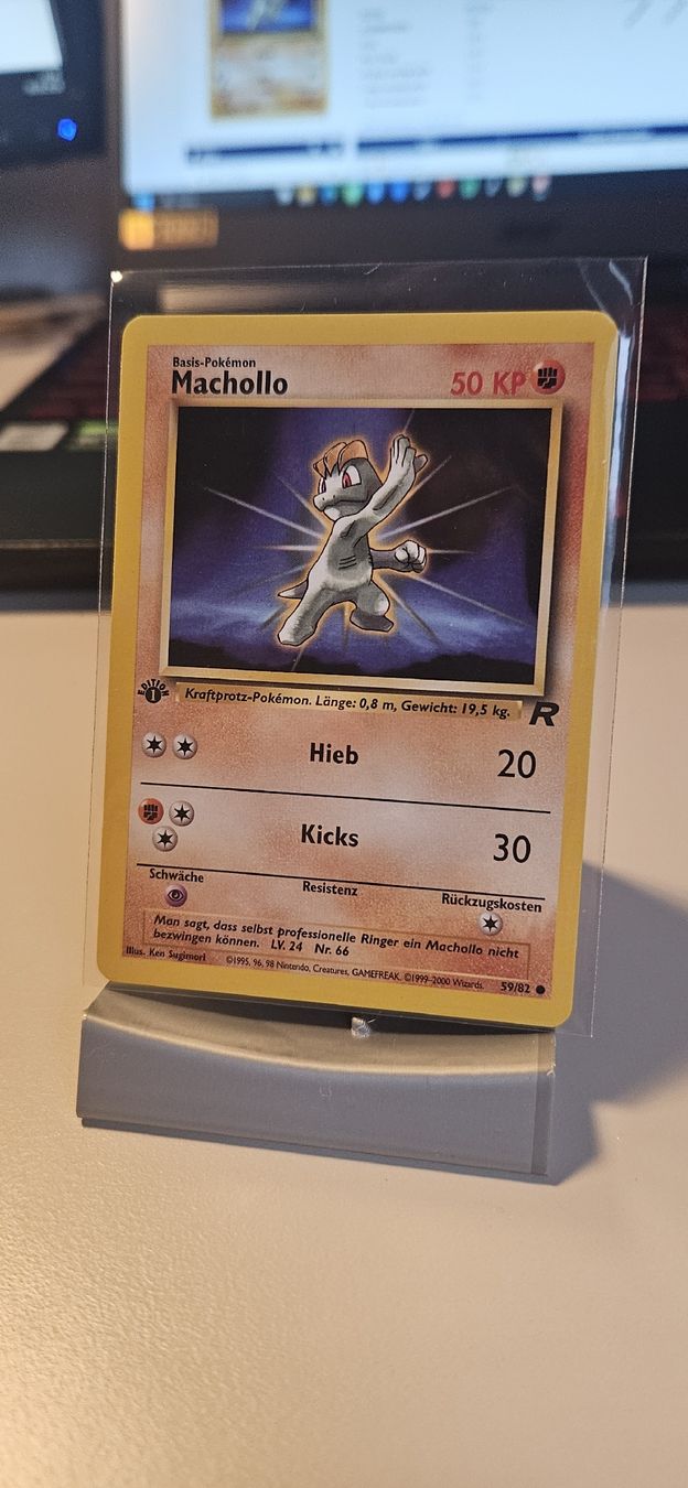 Pokémon Carte collezionabili: Machollo 59/82 1st Edition, TOP – Usato da Belp venduto da Ginus85 3