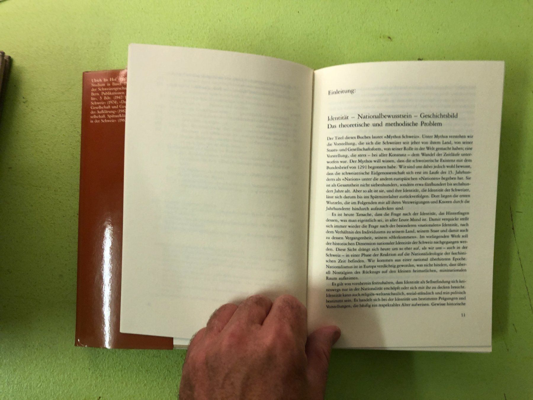 Libri: Ulrich Im Hof: Mythos Schweiz – Usato da Zürich venduto da allp 3