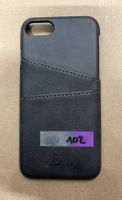 iPhone 7/8 Plus Lederhülle Schutzhülle Case schwarz, NEU!