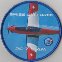 Swiss Air Force PC-7 Team mit kl.Logo rechts unten