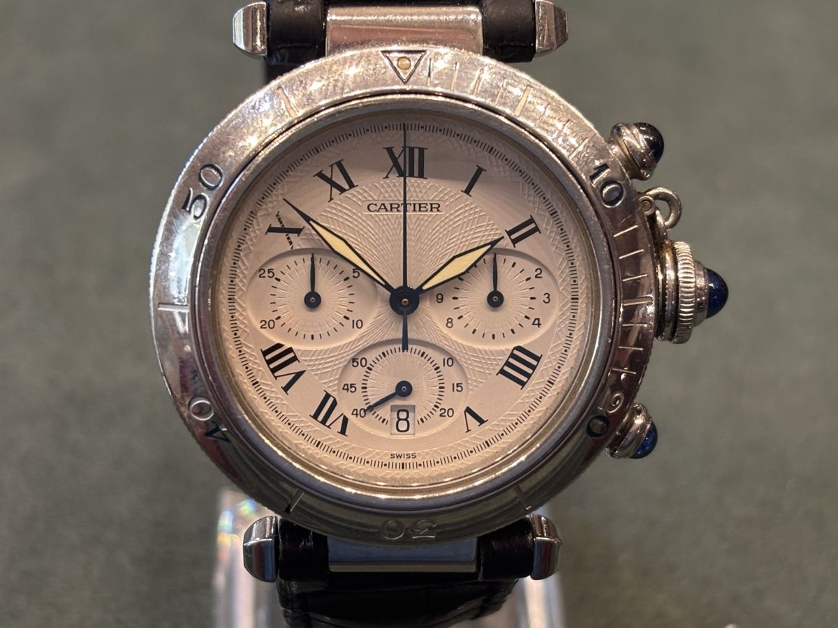 Cartier Orologi: Cartier Pasha Chronograph Quartz – Usato da Mendrisio venduto da TicinoWatchLab