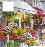 Serviette flower shop (d306) 2Stk.