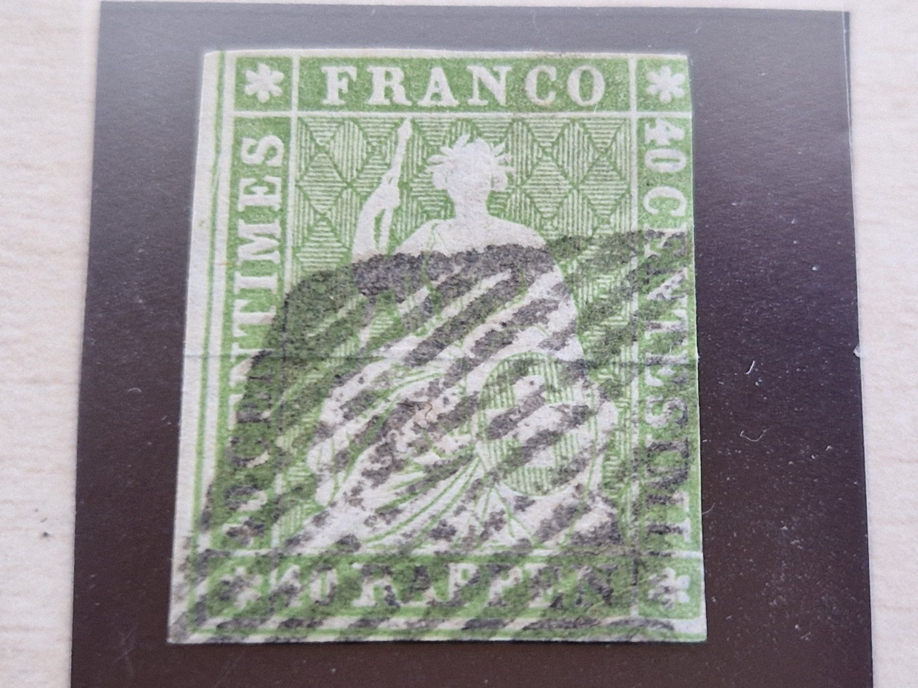 Tutti i francobolli: Strubel 26A, ab 1.- – Usato da Burgdorf venduto da Glossy01