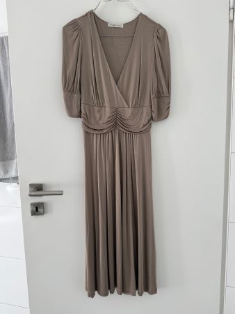 H&M by Madonna Cocktailkleid eleantes Kleid champagner