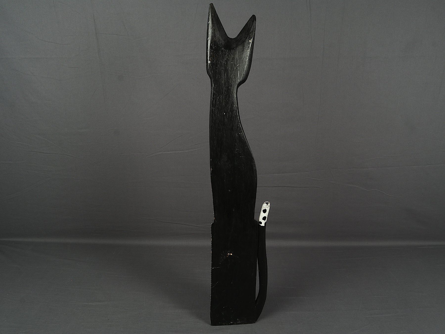Alle Dekorationen: Deko Katzenfigur Holz Schwarz – Gebraucht aus Steinen von Restwert_Steinen 3