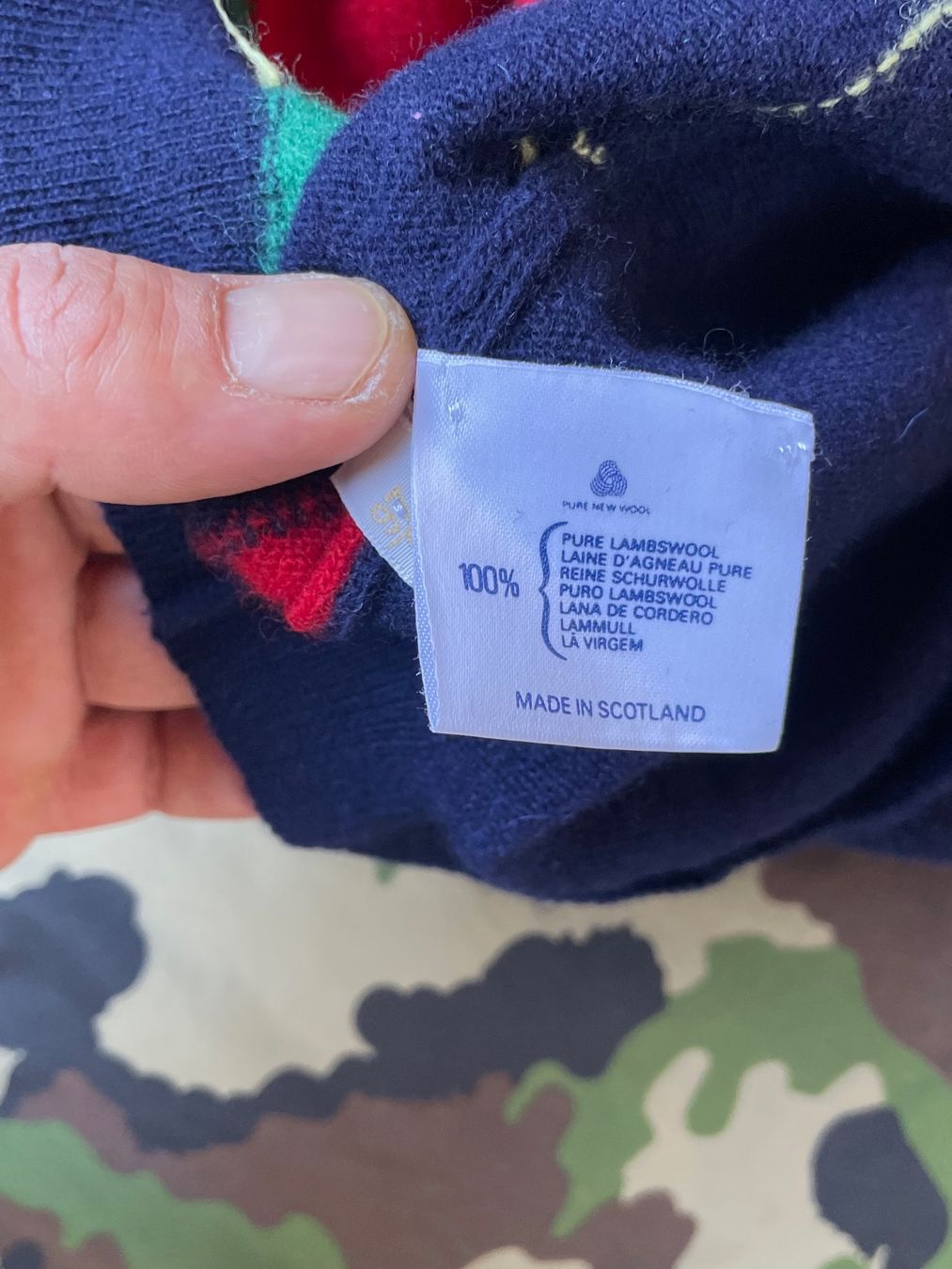 Pringle Maglioni & Felpe: Vintage 90s Wool Pullover Pringle made in Scotland Wool Sz M – Usato da Zürich venduto da le_souk 3