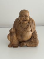 Holzschnitzerei Buddha sitzend ca. 20 cm
