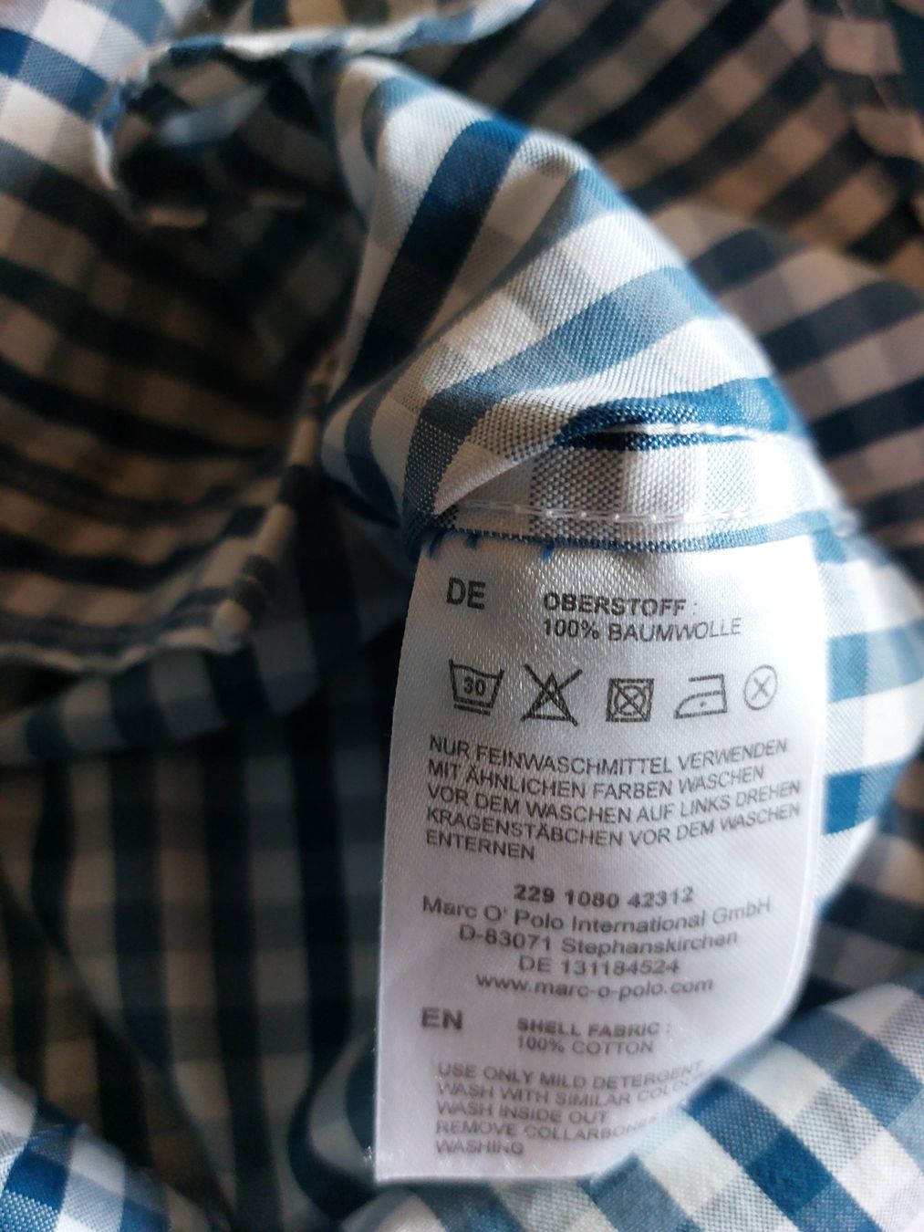 Hemden: Herrenhemd Marc 0'Polo Slim Fit – Neu (gemäss Beschreibung) aus Frauenkappelen von regenundbogen 2