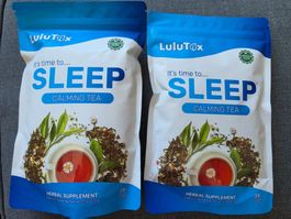 LuluTox Sleep Calming Tea 2 Packungen ungeöffnet