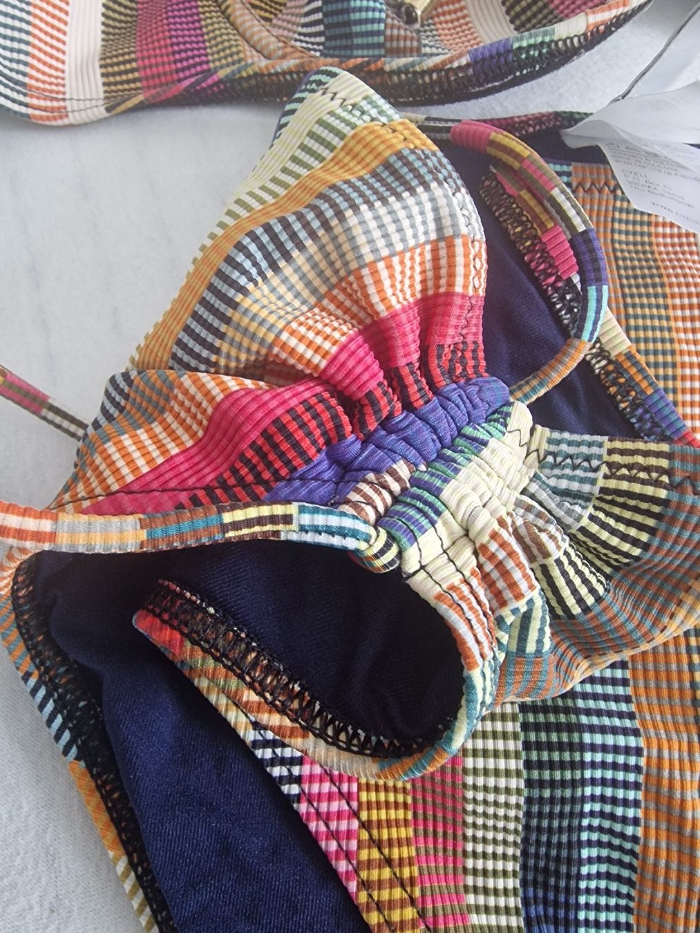 Beldona Costumi da bagno & Bikini: Bikini Grösse Beldona Bunt gestreift Sommer Bademode 40/38 – Usato da Ottenbach venduto da Claurin 1
