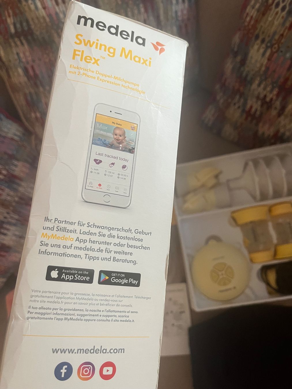 Medela Accessori per l’allattamento: Medela Swing Maxi Flex breast feeding pump - Clean – Usato da Genève venduto da dmt_y25y 6