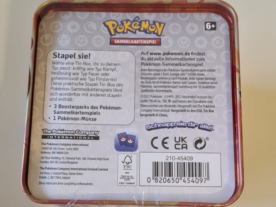 Pokémon Sammelbilder & Trading cards: Pokémon Stapel Tin Box neu – Neu und originalverpackt aus Münchenstein von 2DGames 2