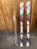 Rossignol Ski 140 mit Rossignol Bindung und Stöck