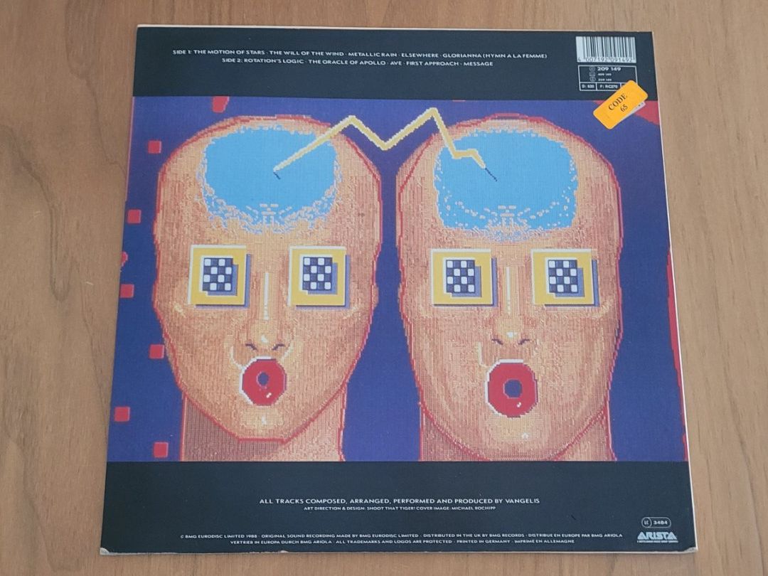 Schallplatten: LP  Vangelis – Gebraucht aus Martigny von MZ-67 1
