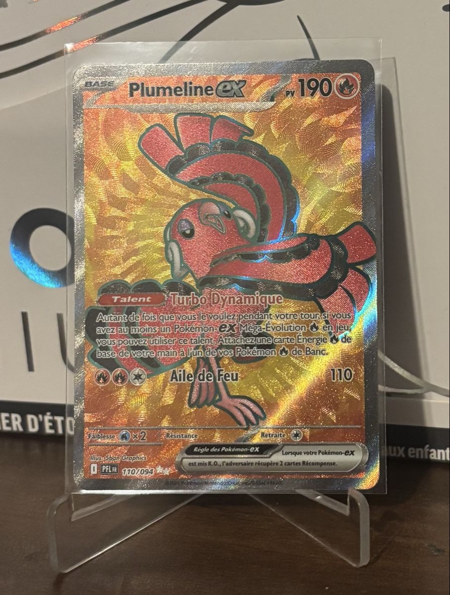 Pokémon Sammelbilder & Trading cards: Carte Pokémon Plumeline EX - Rare, jeu de cartes collection  – Neu (gemäss Beschreibung) aus Grand-Lancy von Mario64