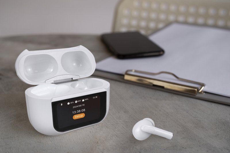 Cuffie: Kabellose ANC In-Ear Kopfhörer mit Ladebox & Touchscreen – Nuovo e nell'imballaggio originale da Giubiasco venduto da softmail 8