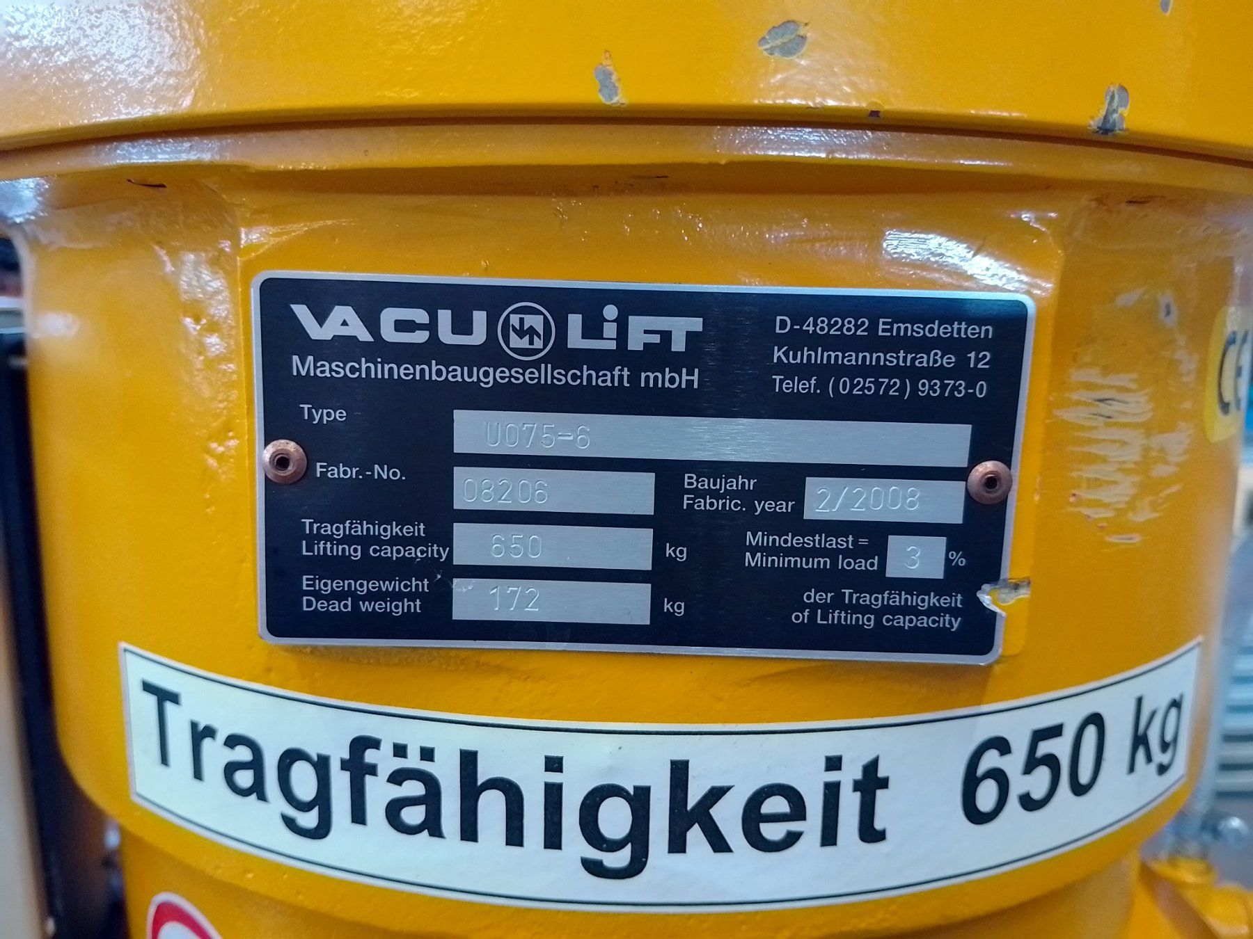 Tutte le macchine: Vacu-Lift Transporsystem – Usato da Sins venduto da art_r8km 5